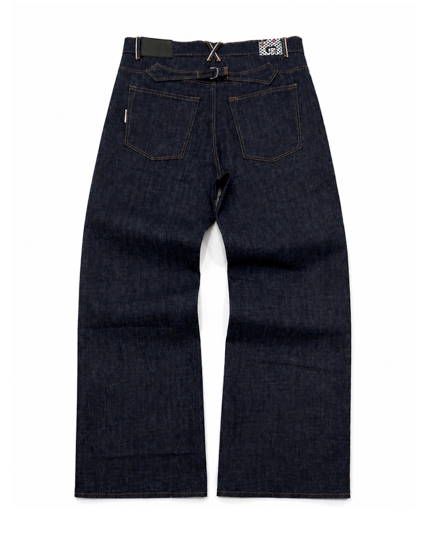 Selvedge Belt Buckle Exposed Button Fly